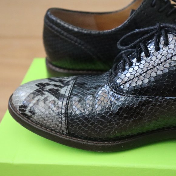 Marc Jacobs "Clinton" Python Embossed Oxfords SZ 39EU, 8.5/9US - Picture 8 of 13